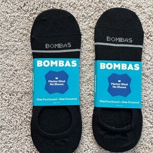 Bombas Black No Show Socks 2 pairs